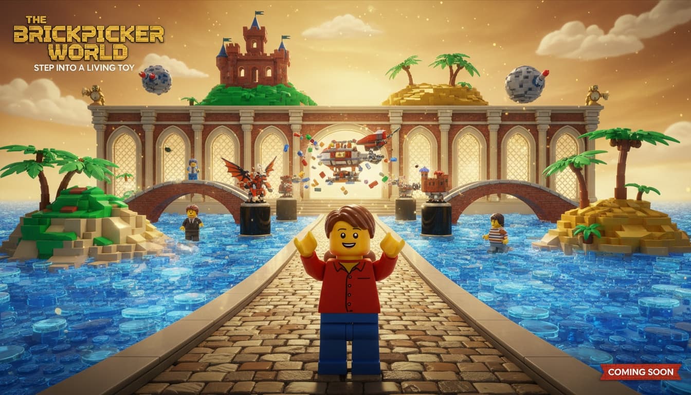 Welcome to BrickPicker World: A 3D LEGO Universe You Can Walk Into