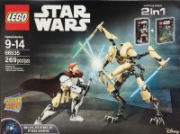 hinanden Svinde bort stille 66535 Buildable Battle Pack 2 in 1: General Grievous & Obi-Wan Kenobi -  "ED"itorial - BRICKPICKER