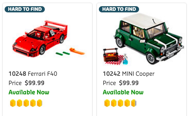 More information about "Are the LEGO F40 and LEGO Mini Cooper Going to Be Retired Soon?"